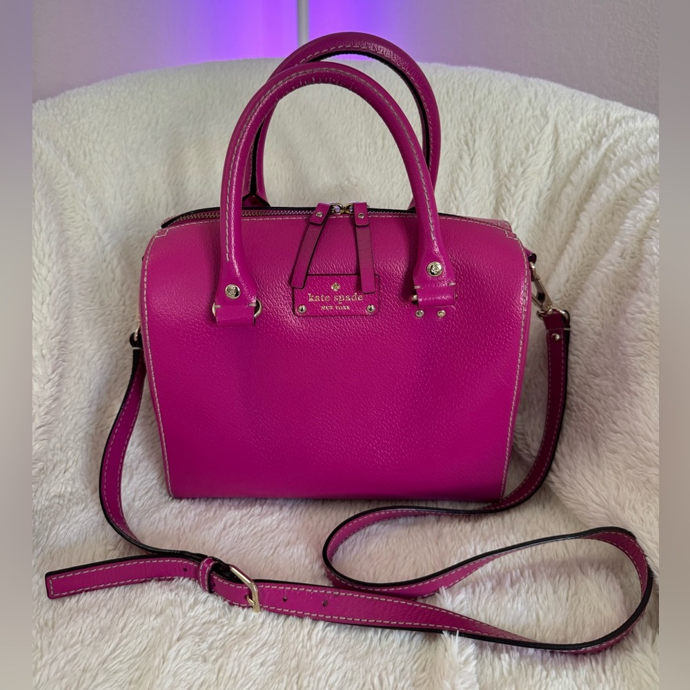 Kate Spade Fuchsia Pink Satchel Handbag